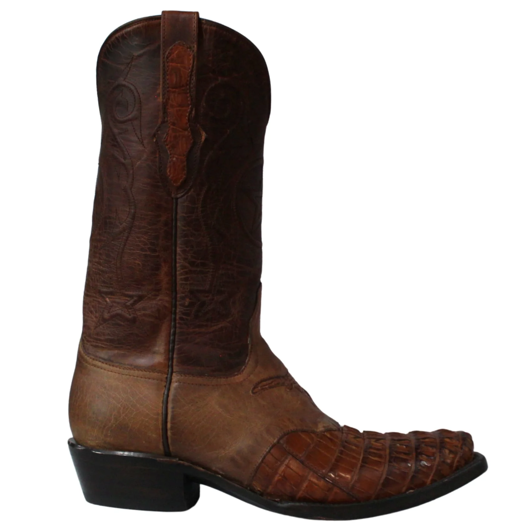 Black Jack Reverse Crocodile Tail Men's Boot MU157 - Image 2