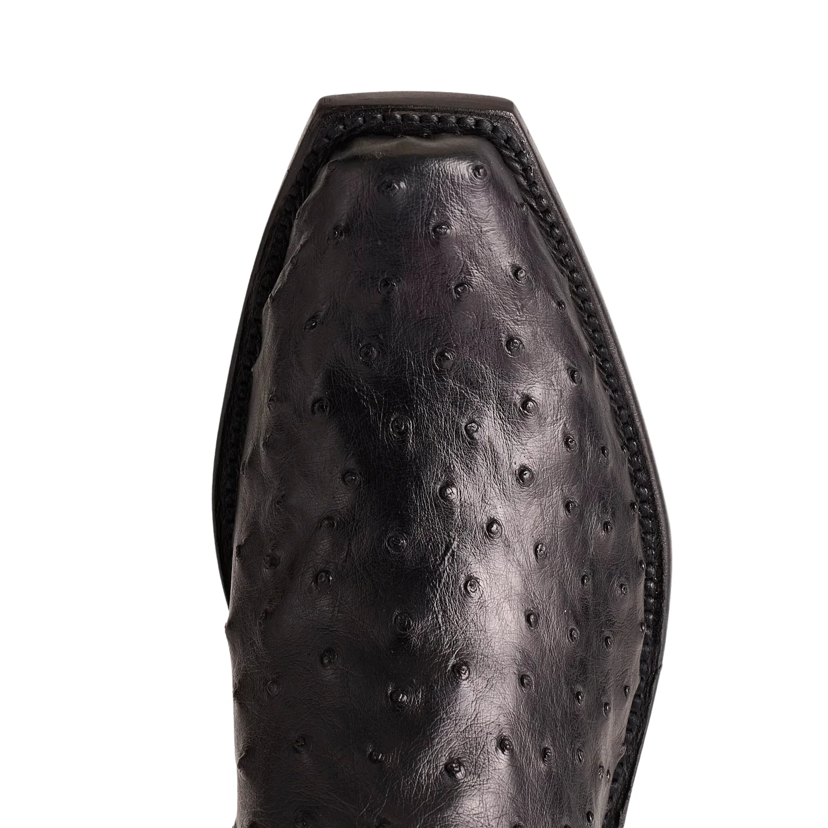 Lucchese Luke Black FQ Ostrich Men's Boot N1155 - Image 5