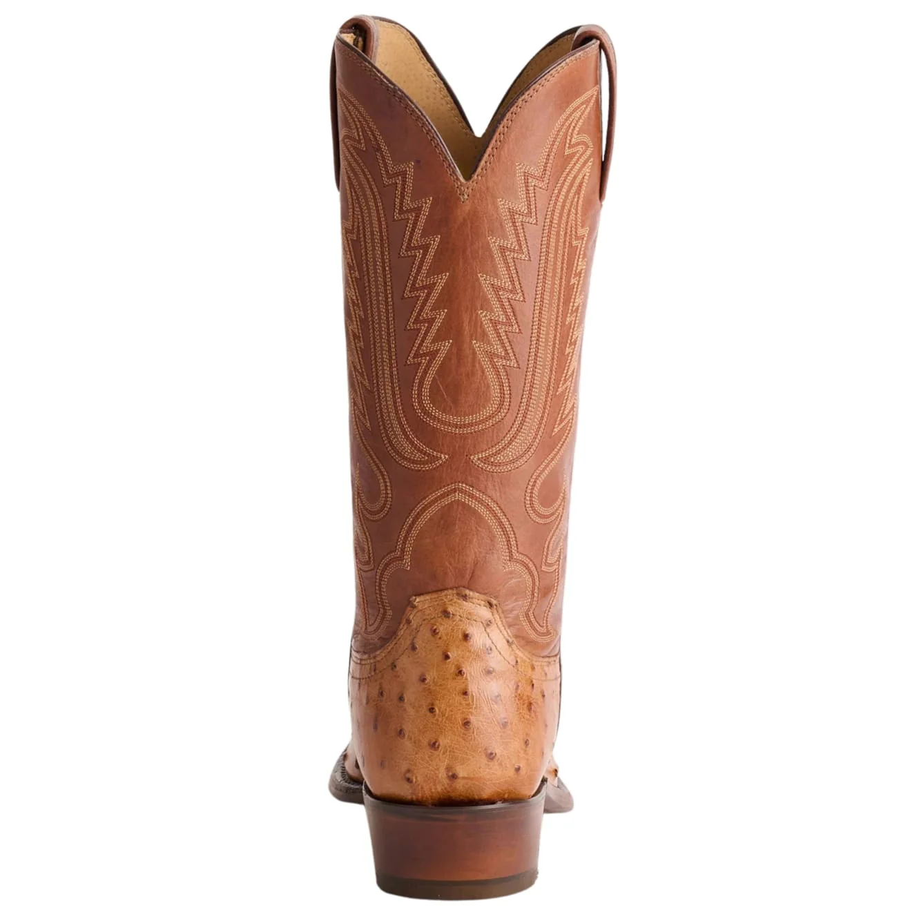 Lucchese Luke Barnwood FQ Ostrich Men's Boot N1156 - Image 4