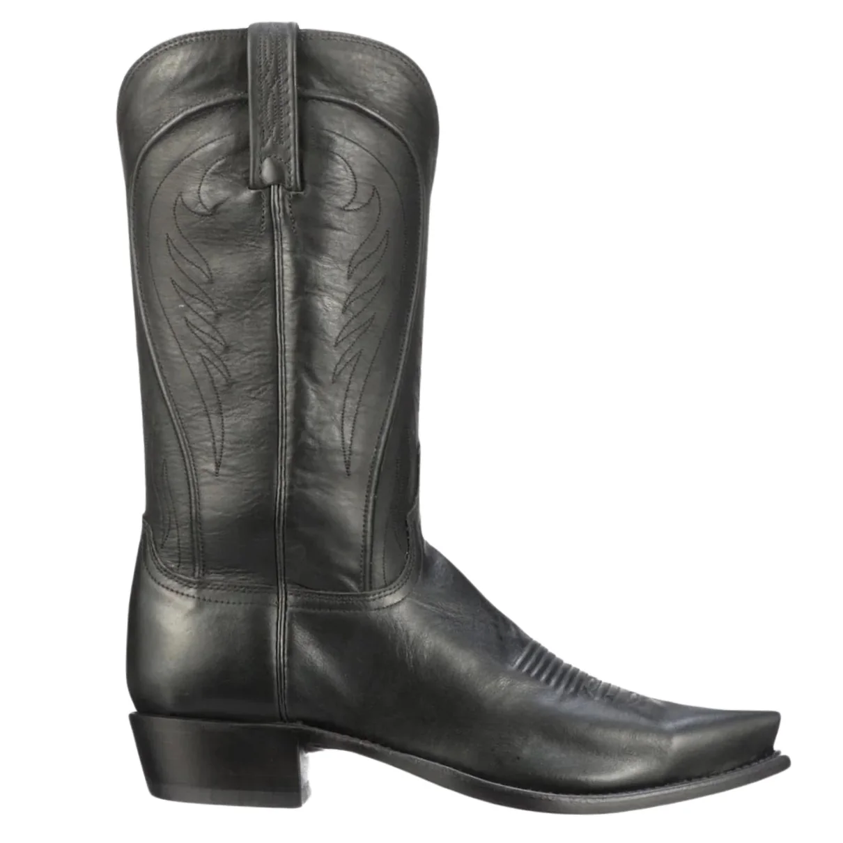 Lucchese Bart Black Men's Boots N1597 - Image 2