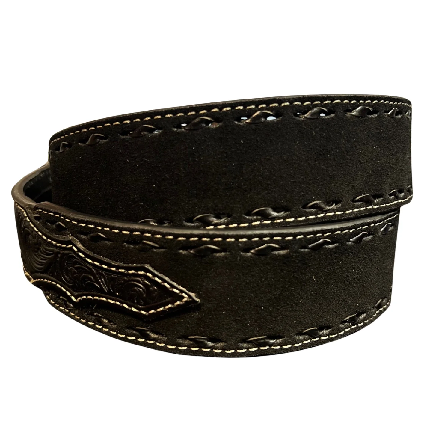 Nocona Rough Black Billet Belt N210000301 - Image 2