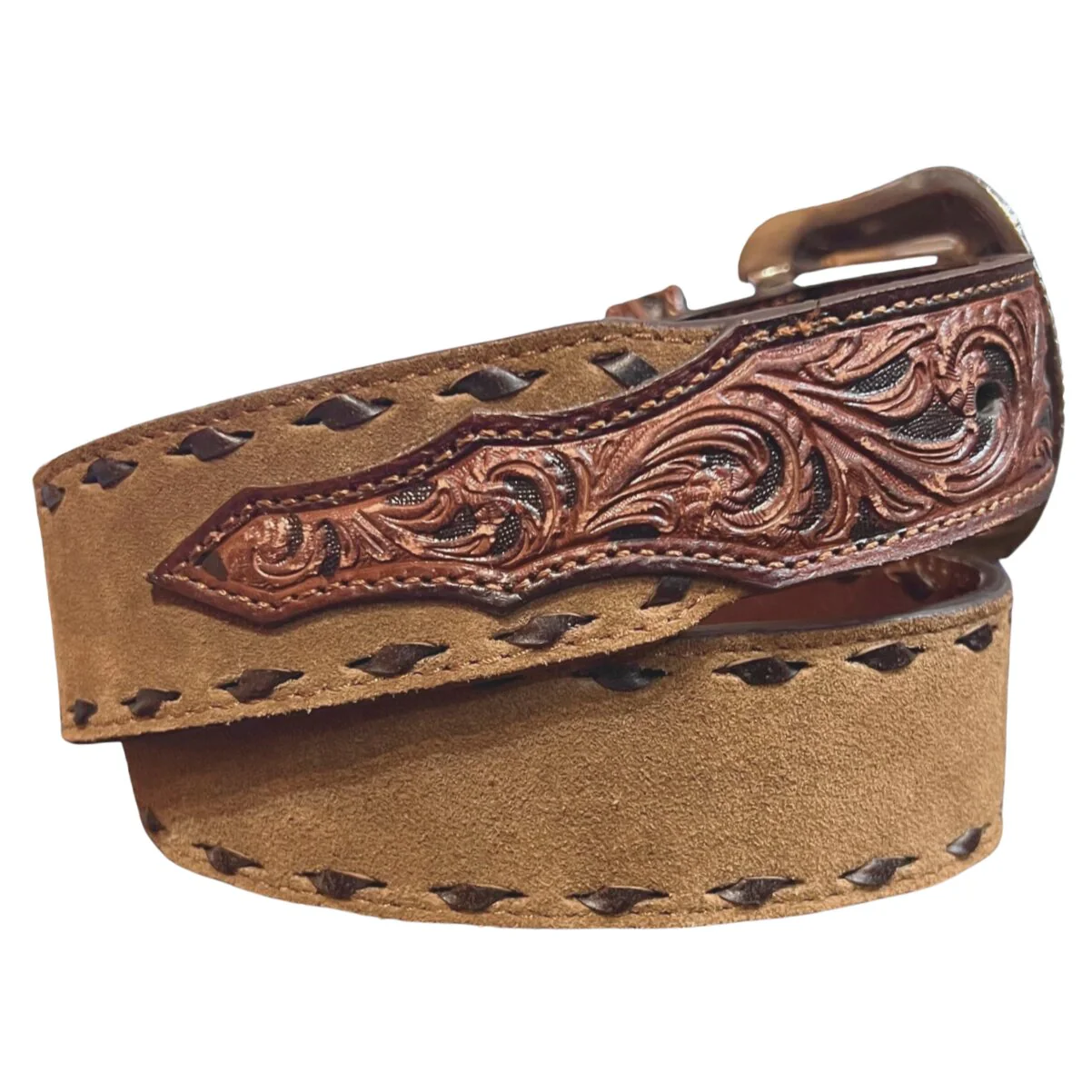 Nocona Rough Tan Billet Belt N210000308 - Image 2