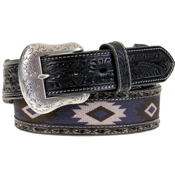 Nocona Navy Aztec Billet Belt N210002706