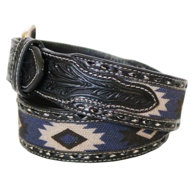 Nocona Navy Aztec Billet Belt N210002706 - Image 2