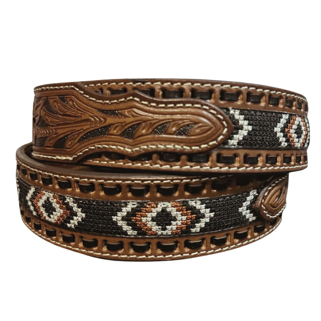 Nocona Embroidered Stitch Belt N210006302 - Image 2