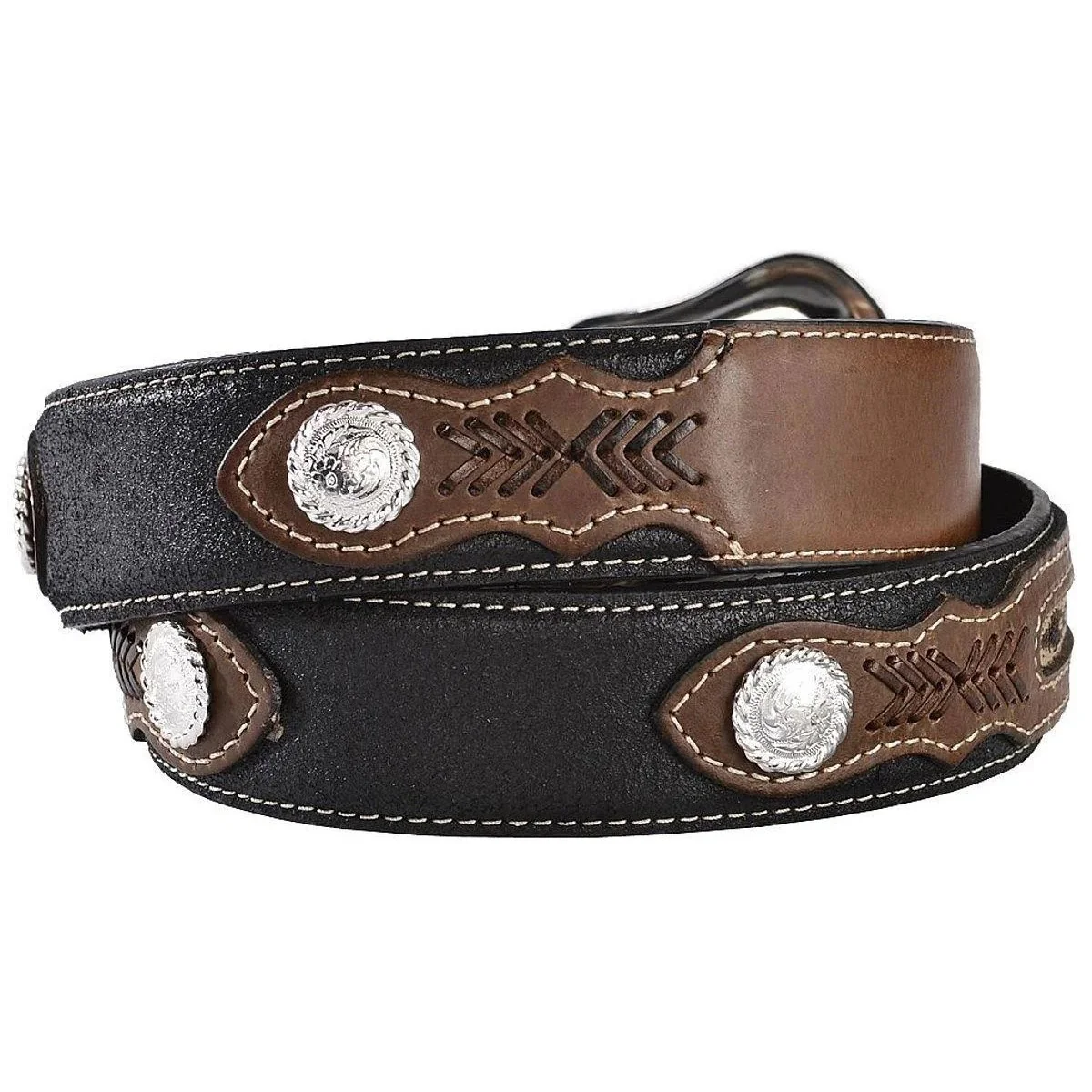 Nocona Top Notch Ribbon Billet Belt N2475701 - Image 2