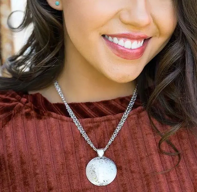 Montana Silversmiths Classic Concho Necklace NC4351 - Image 2
