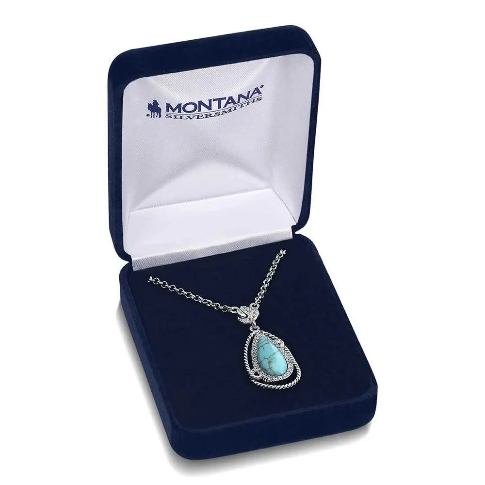 Montana Silversmith Tied & True Turquoise Necklace NC5858 - Image 3
