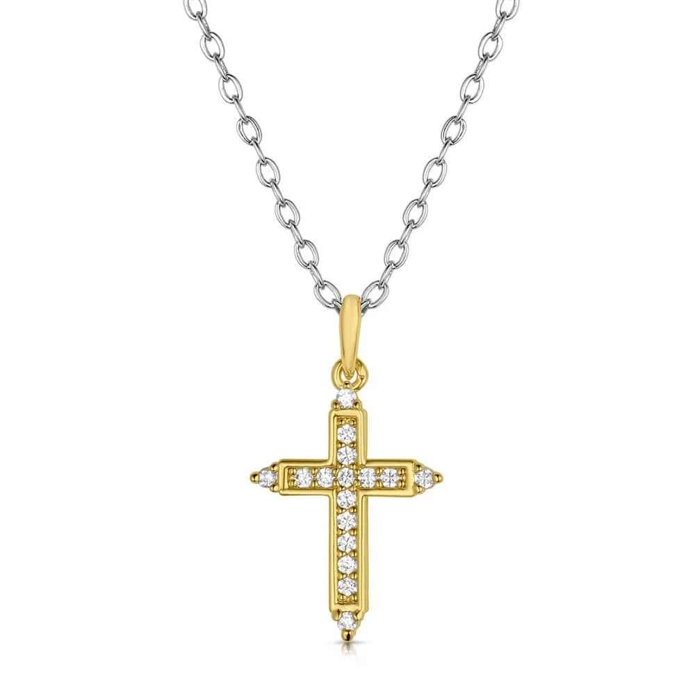 Montana Silversmith Dorado Cross Necklace NC6318