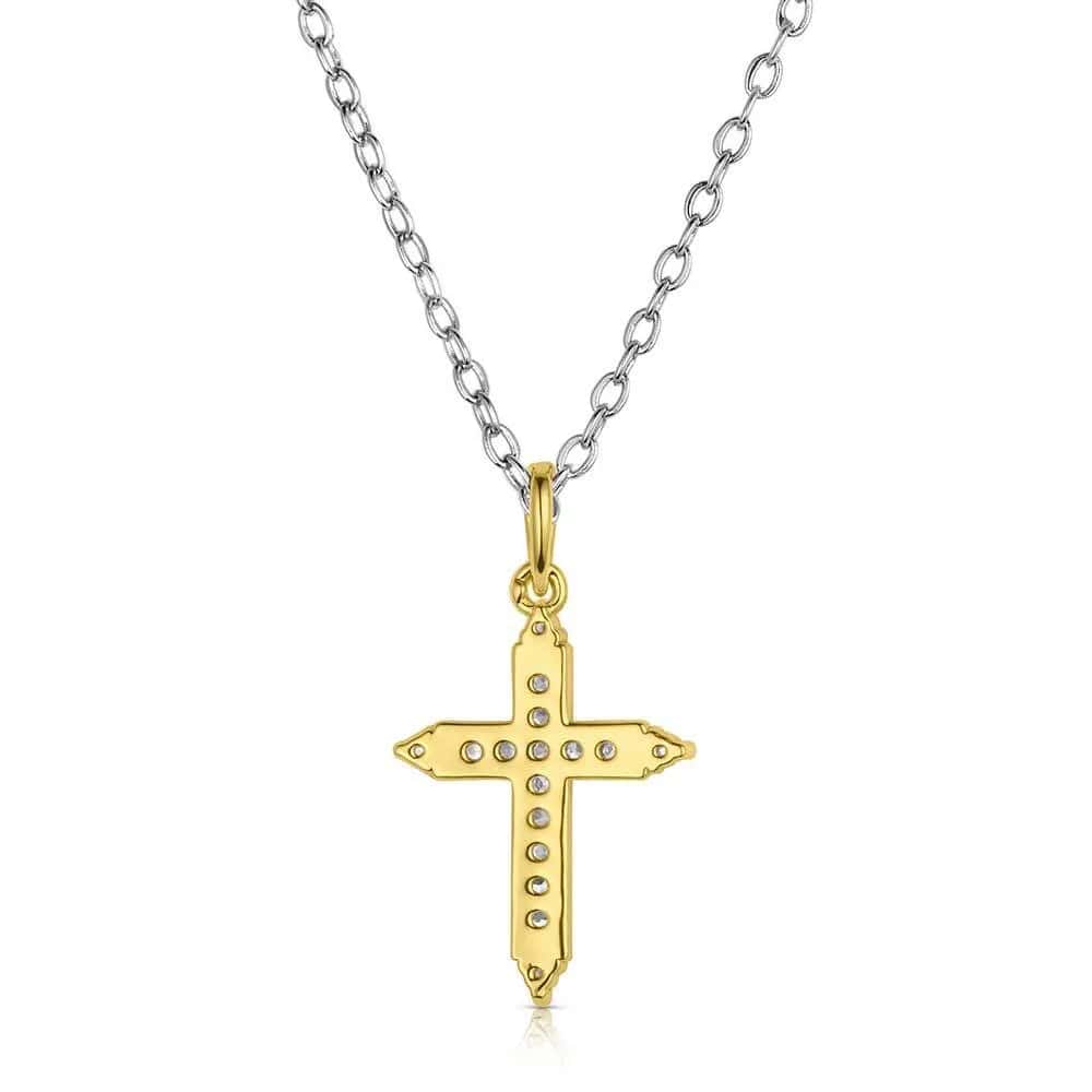 Montana Silversmith Dorado Cross Necklace NC6318 - Image 3