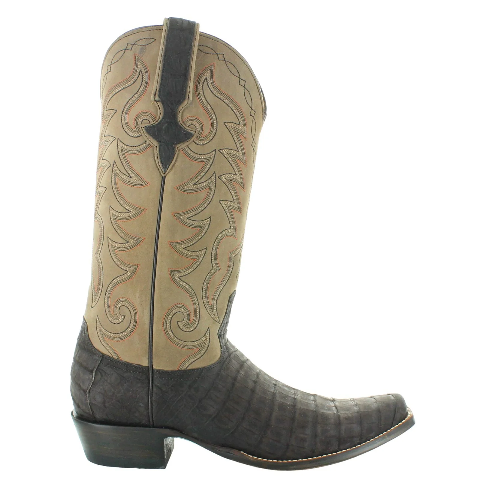 Old Gringo Amherst Chocolate Sueded Caiman Men's Boot M3654-11 - Image 2