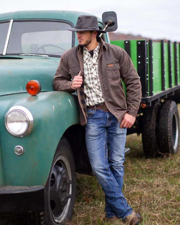Outback Loxton Brown Men's Jacket 2875 - Image 5