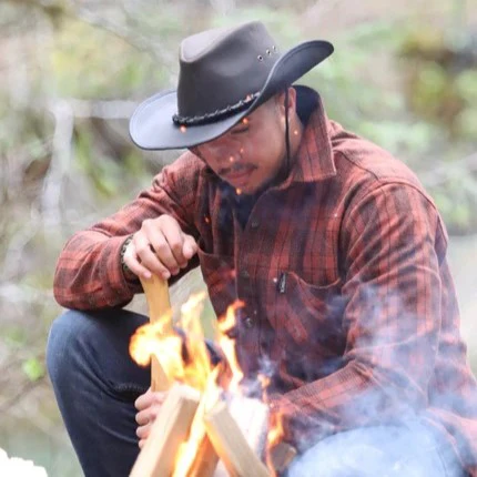 Outback Bootlegger Brown Oilskin Hat 1484 - Image 3