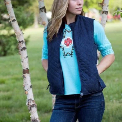 Outback Grand Prix Navy Women's Vest 2958 - Image 6