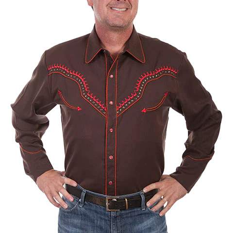 Scully Thunder Bird Men's Button Up P867