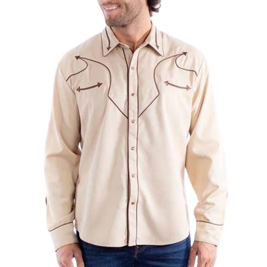 Scully Vintage Cream Men's Button Up P920