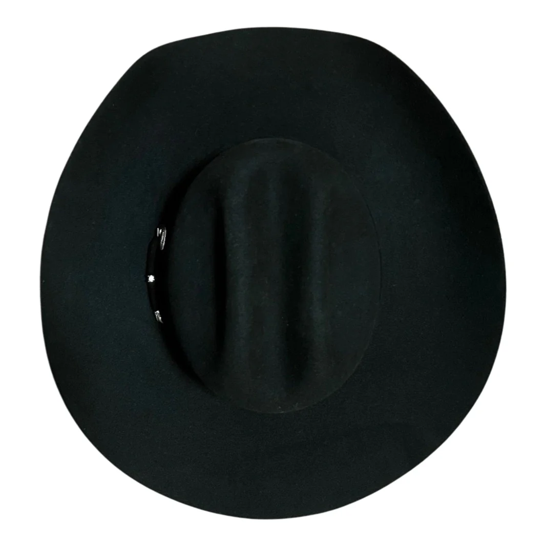Serratelli Mesa Black Wool Cowboy Hat - Image 7