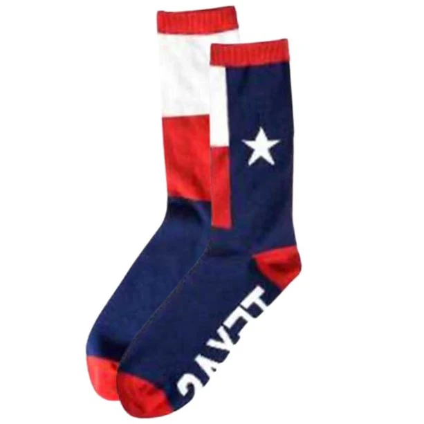 Robin Ruth TX Flag Socks R5004
