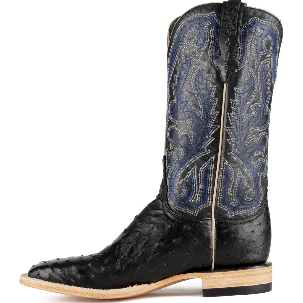 Resistol Black FQ Ostrich Men's Boot RB0101012SS - Image 3