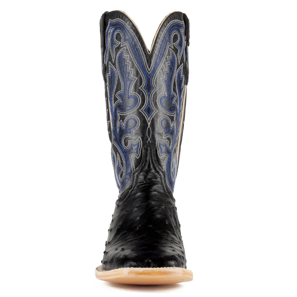 Resistol Black FQ Ostrich Men's Boot RB0101012SS - Image 4