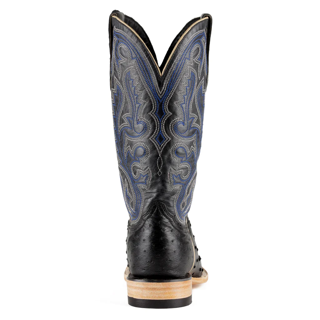 Resistol Black FQ Ostrich Men's Boot RB0101012SS - Image 5