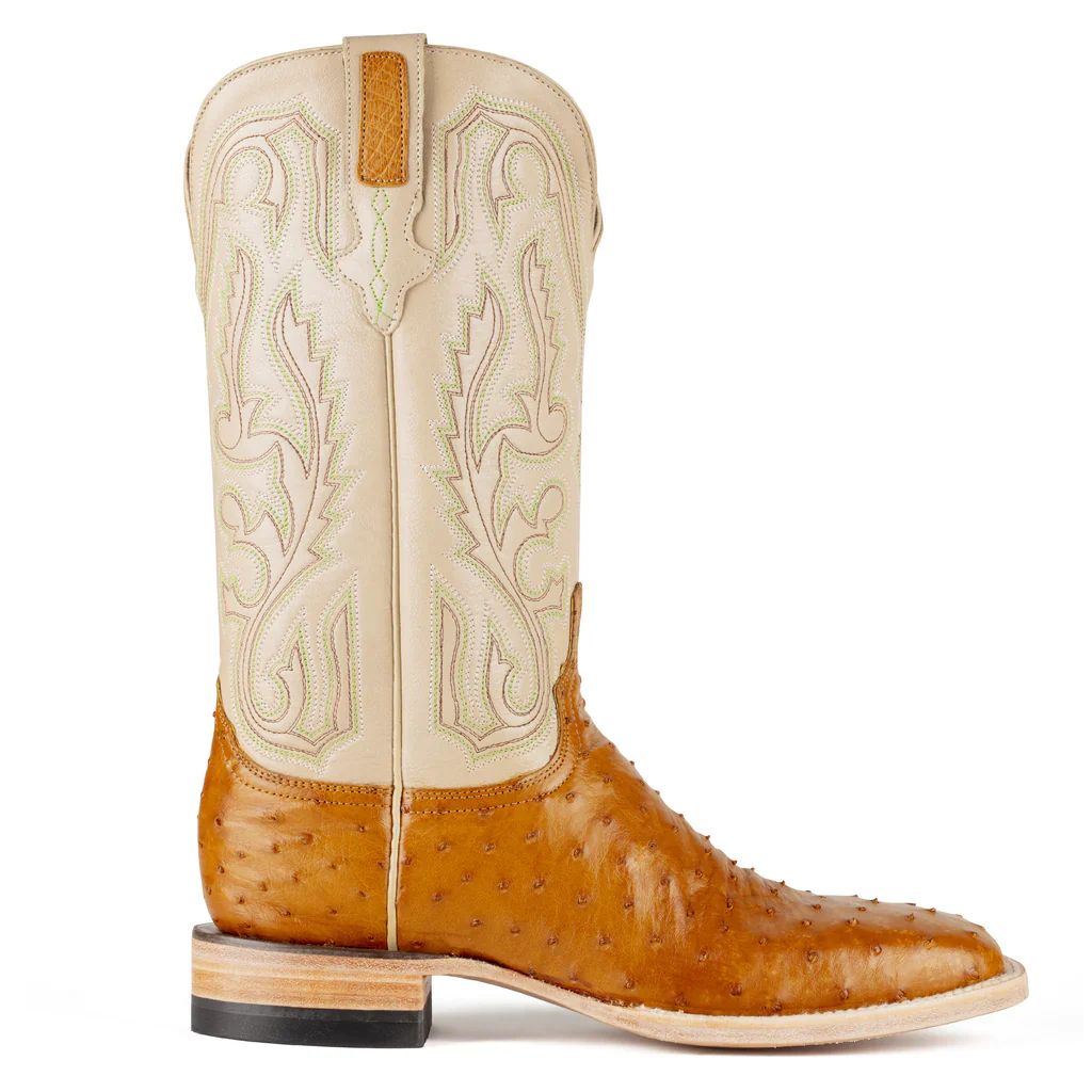 Resistol Antique Saddle FQ Ostrich Men's Boot RB0103032SS - Image 2