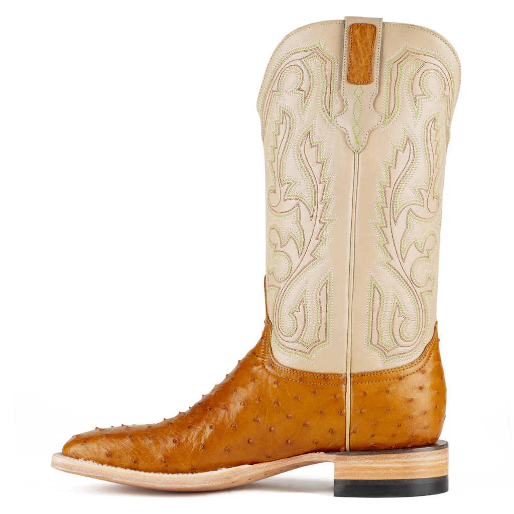 Resistol Antique Saddle FQ Ostrich Men's Boot RB0103032SS - Image 3