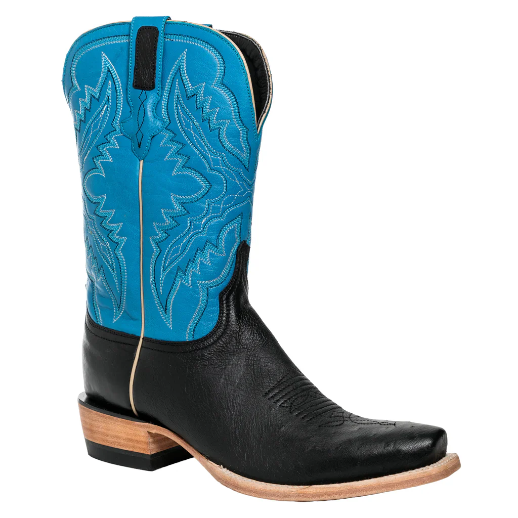 Resistol Black SQ Ostrich Men's Boot RB0201072CW