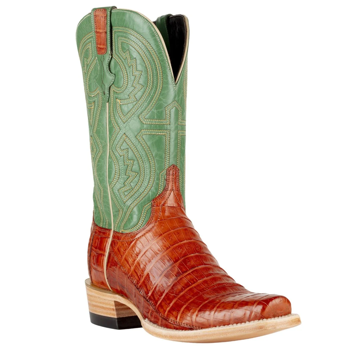 Resistol Barnwood Caiman Belly Men's Boot RB0306112CW
