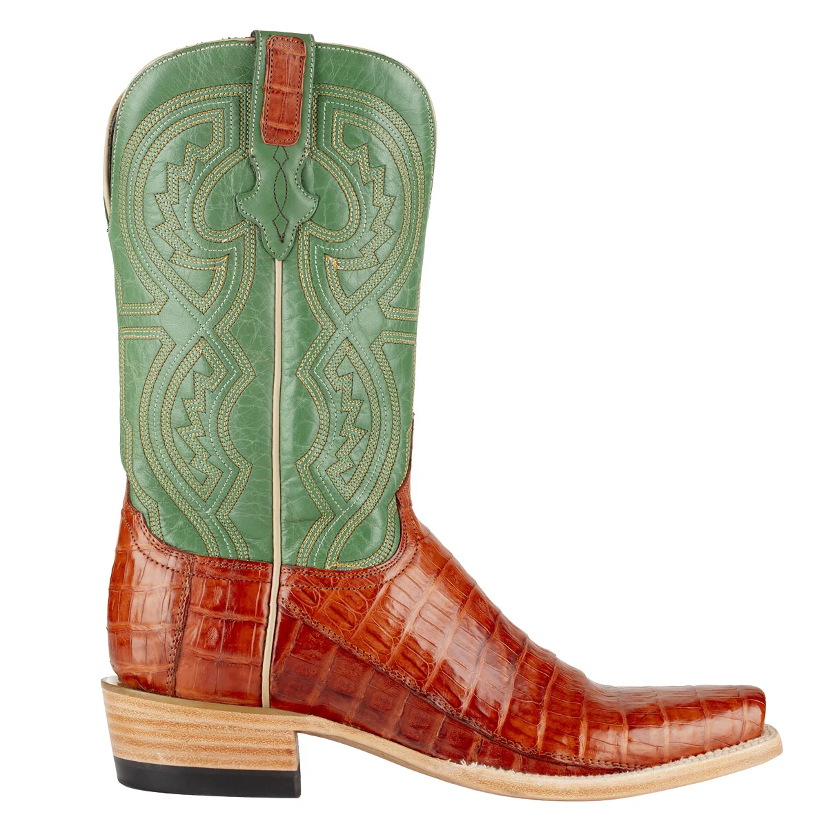 Resistol Barnwood Caiman Belly Men's Boot RB0306112CW - Image 2