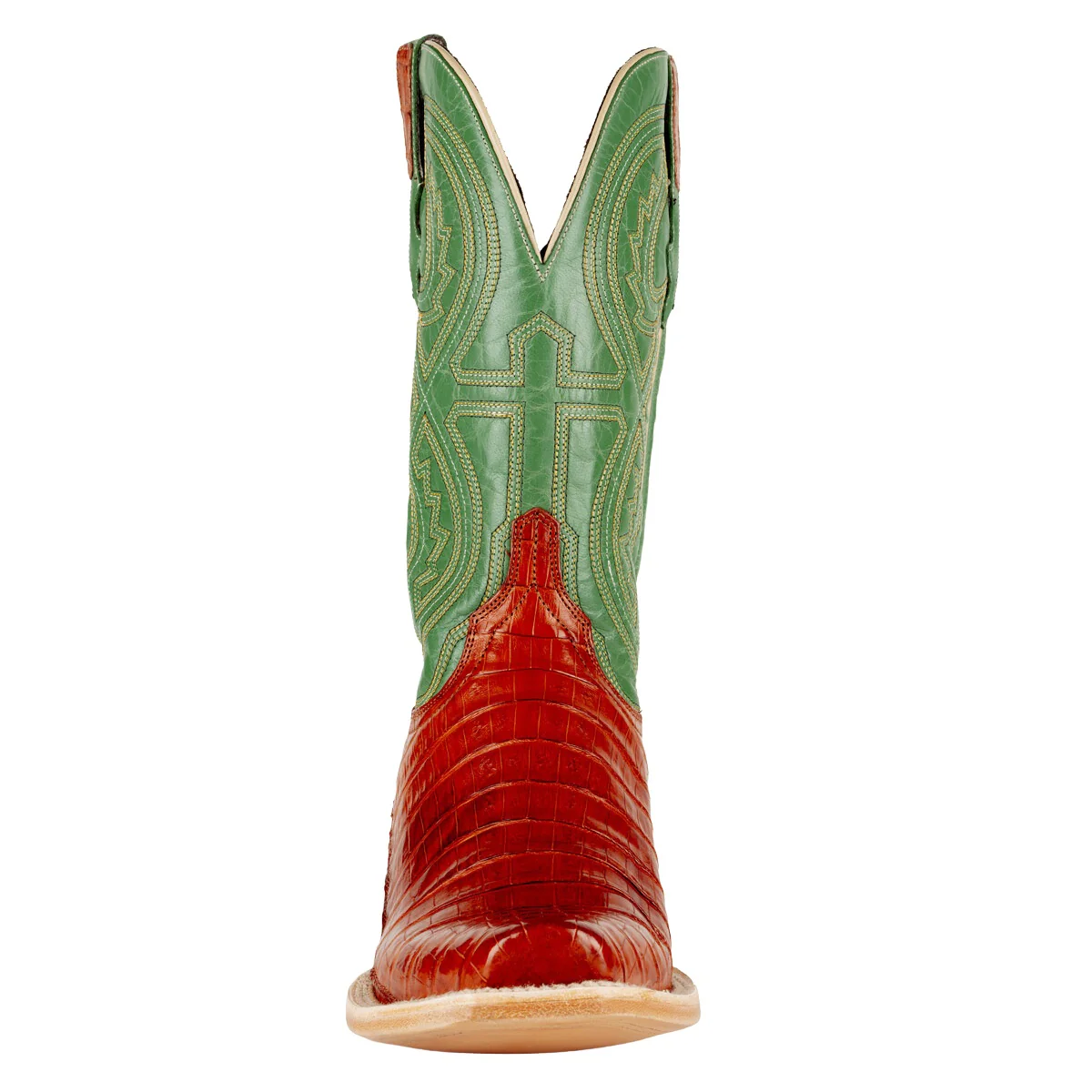 Resistol Barnwood Caiman Belly Men's Boot RB0306112CW - Image 4