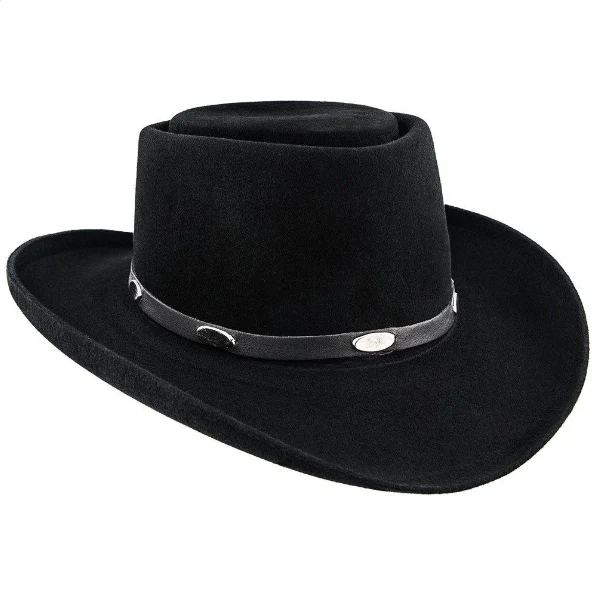 Stetson Royal Flush 5X Black Fur Felt Hat - Image 4