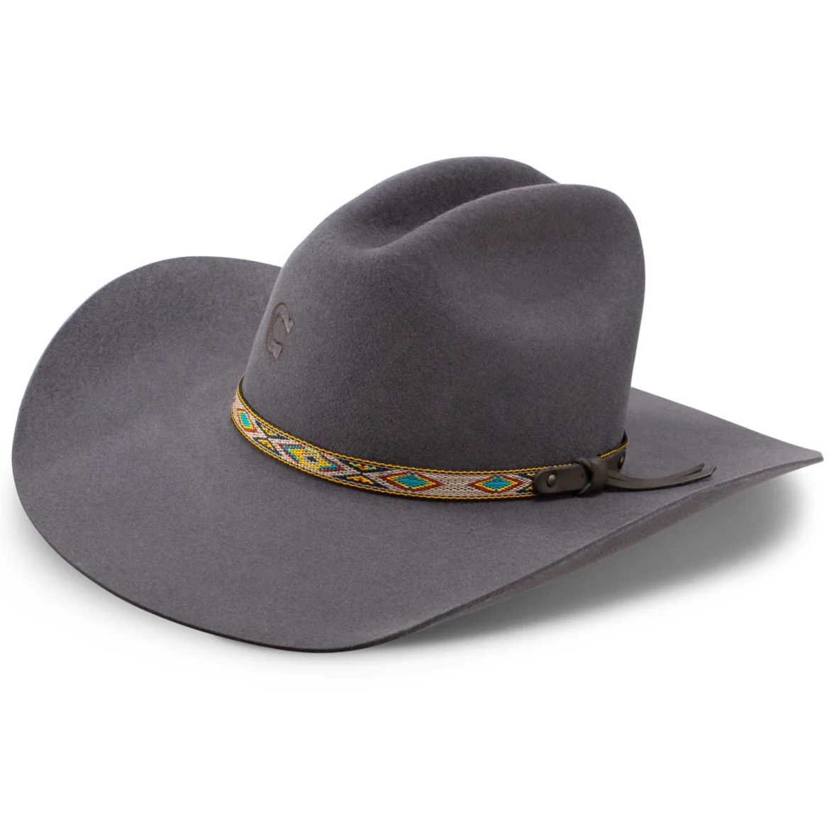 Charlie 1 Horse Run Away Grey Wool Cowboy Hat - Image 9