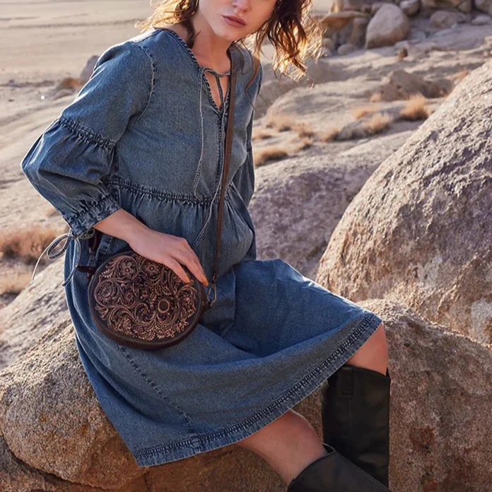 Myra Discy Round Crossbody S-7046 - Image 4