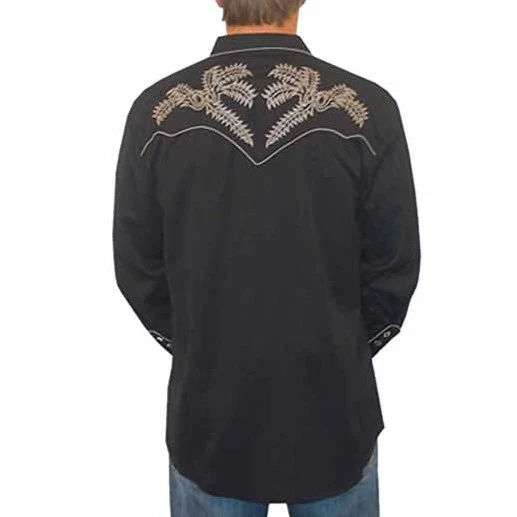 Scully Bootstitch Black Men's Button Up P922 - Image 2