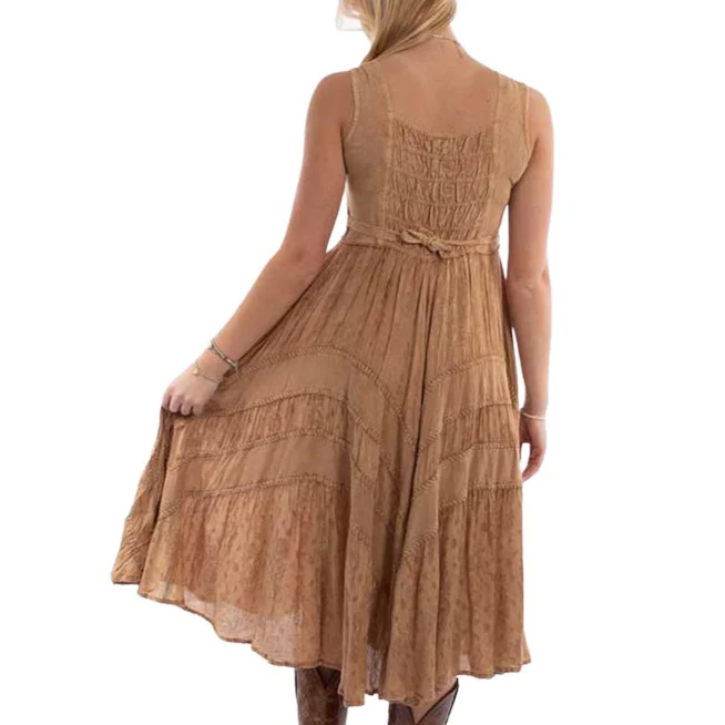 Scully Enchanted Beige Lace Front Women's Dress HC118 - Image 2