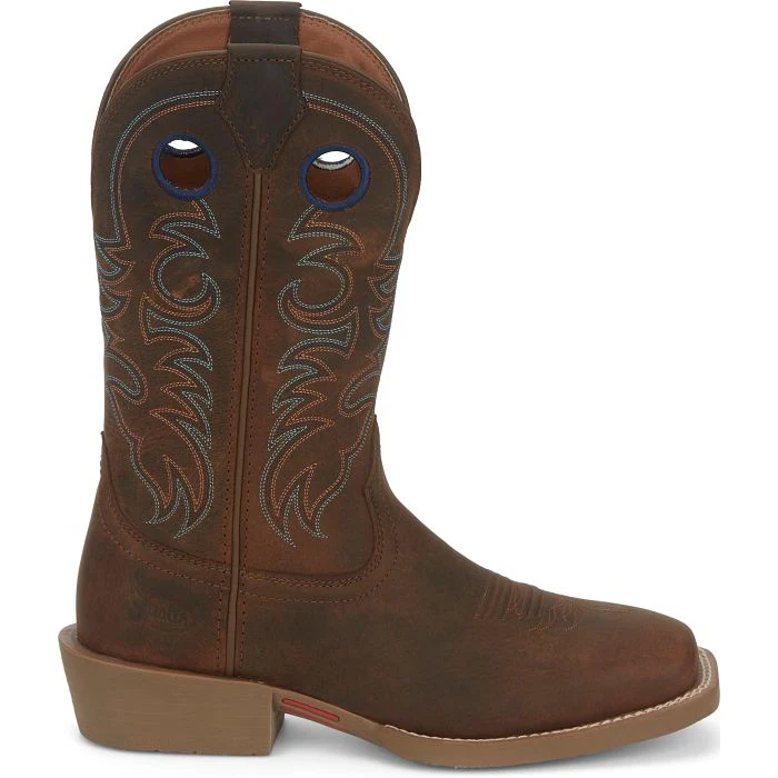 Justin Muley Water Buffalo Coffee Men's Boot SE7613 - Image 2