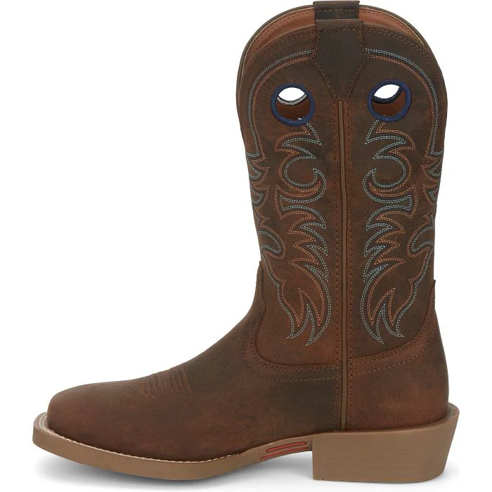 Justin Muley Water Buffalo Coffee Men's Boot SE7613 - Image 3
