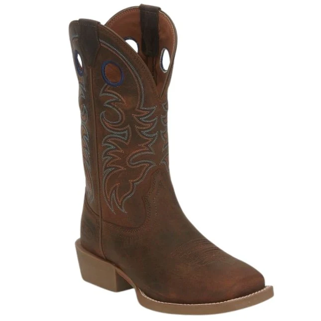 Justin Muley Water Buffalo Coffee Men's Boot SE7613 - Image 8