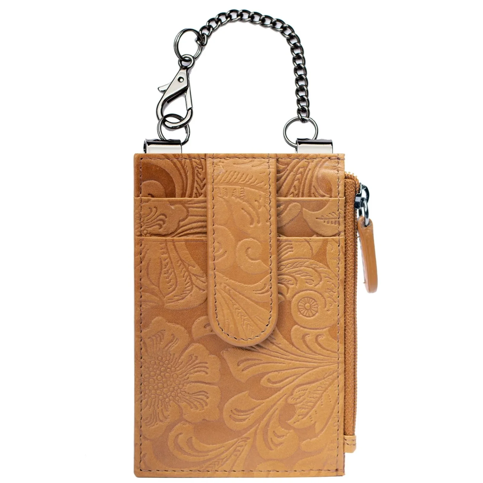 Sidekick Embossed Antique Saddle Wallet 1060-V2 - Image 2