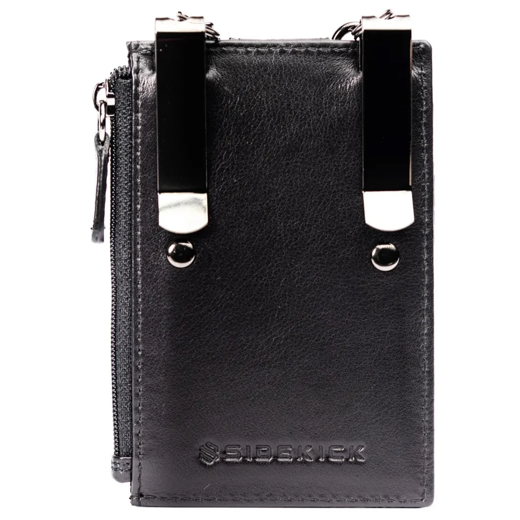 Sidekick Embossed Black Wallet 1060-V2 - Image 3