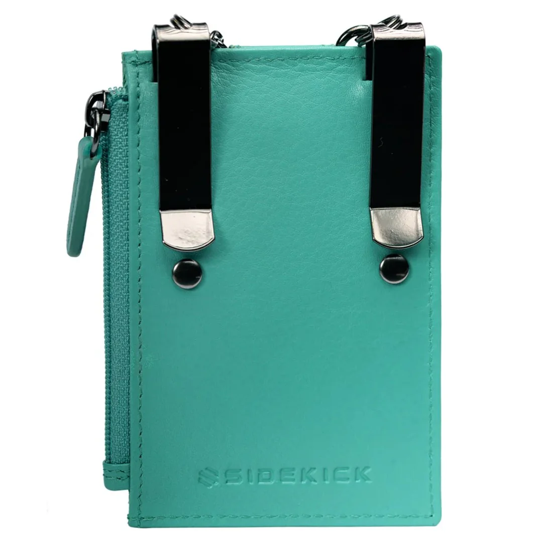 Sidekick Smooth Turquoise Wallet 1050-V2 - Image 3