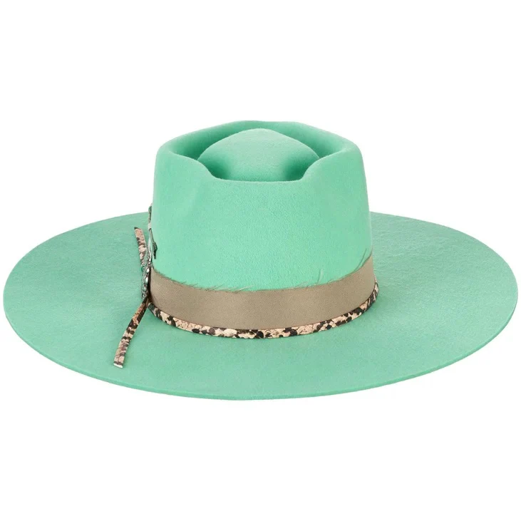 Charlie 1 Horse Spear Point Mint Wool Hat - Image 4