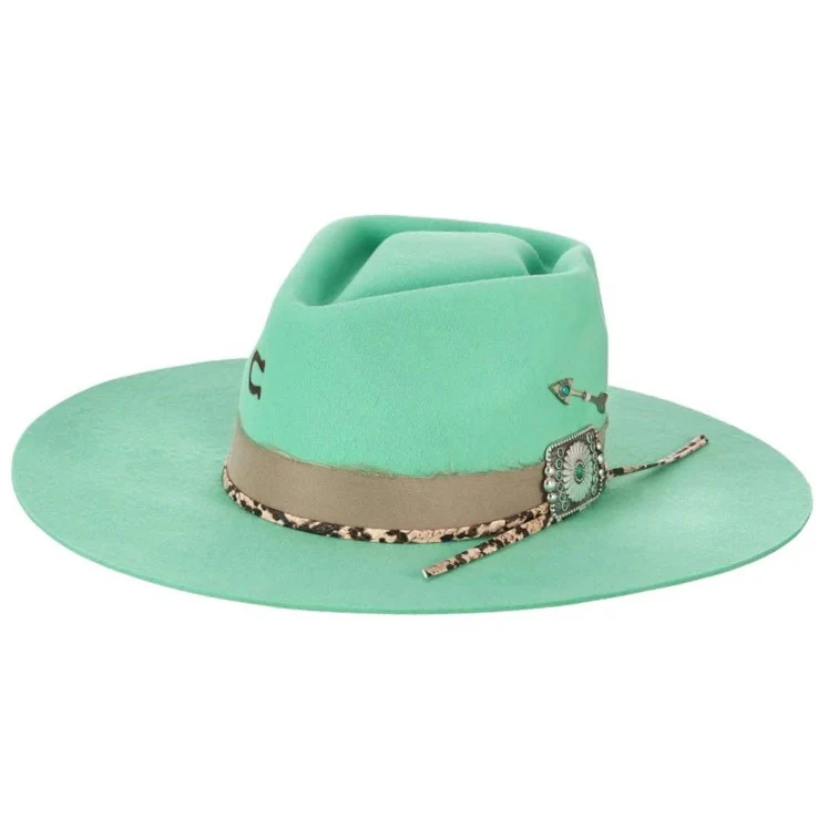 Charlie 1 Horse Spear Point Mint Wool Hat - Image 7