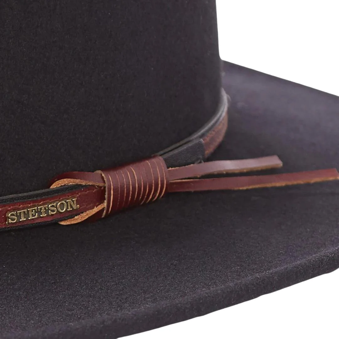 Stetson Bozeman Black Wool Hat - Image 5