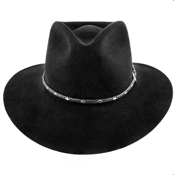 Stetson Diamond Jim 6X Black Fur Felt Hat - Image 3