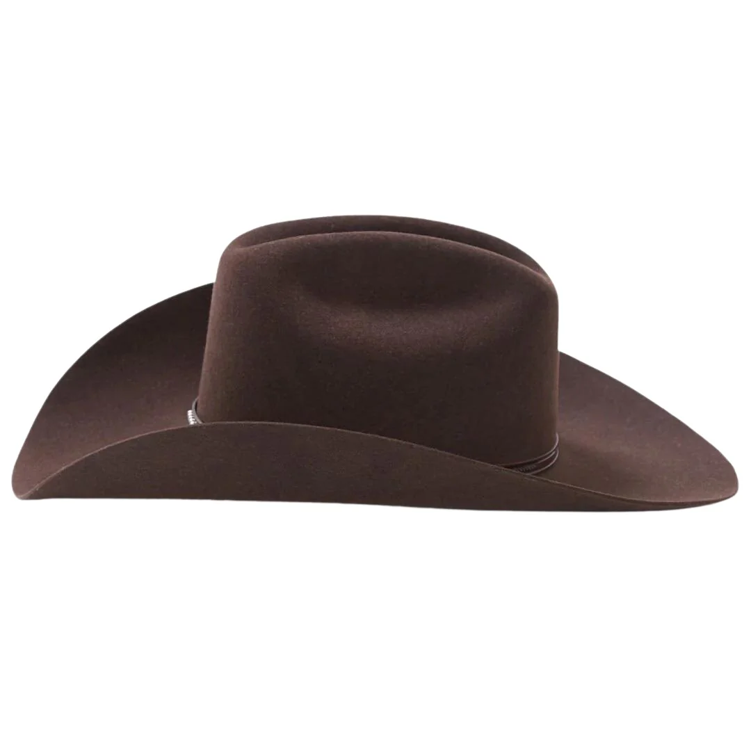 Stetson Llano 4X Chocolate Wool Cowboy Hat 7242 - Image 4