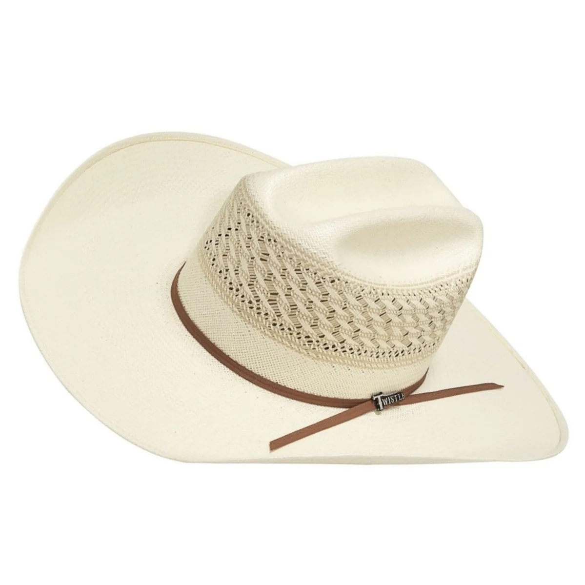 Twister Tan Ban' Straw Cowboy Hat T73290