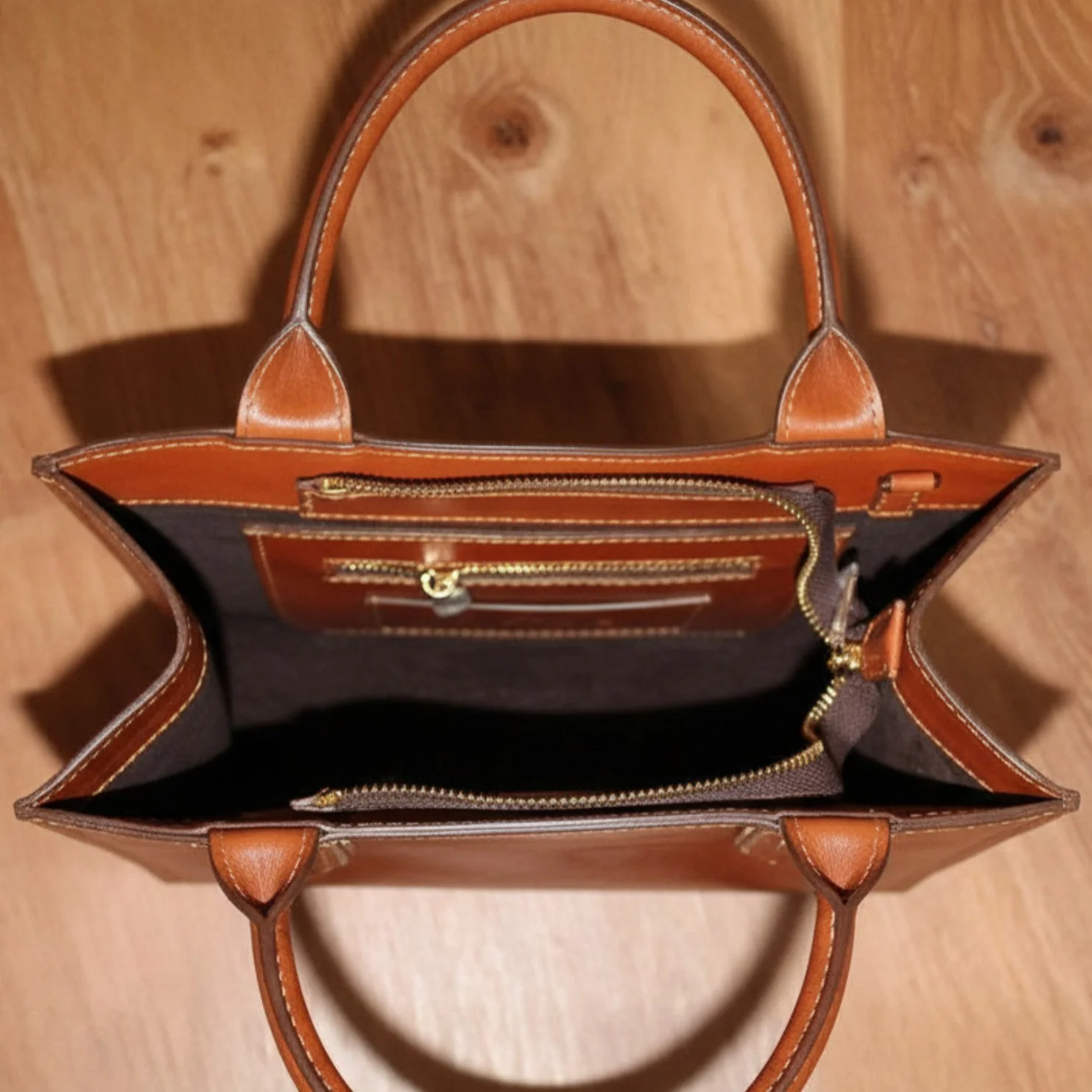 Jaac Arnold Mini Tote Brown Bag - Image 3