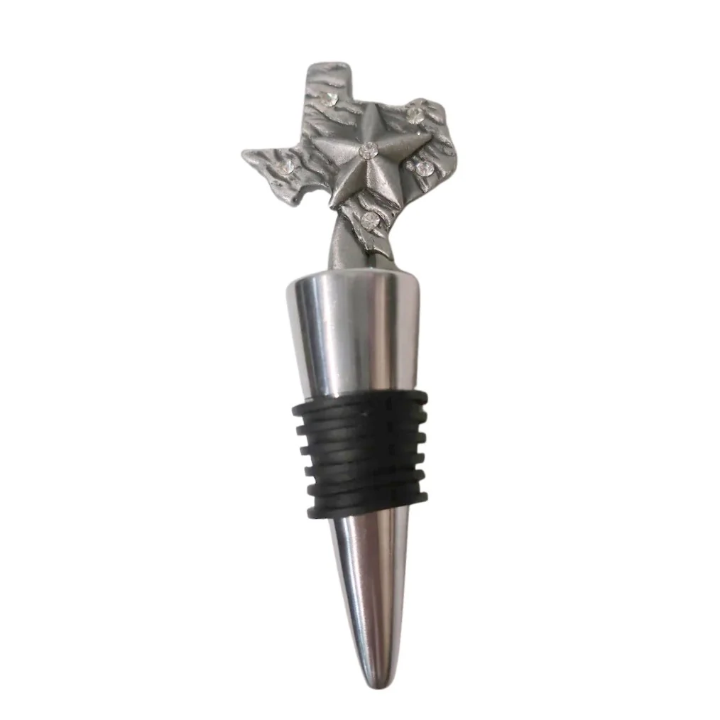 JT TX State Wine Stopper TX80131